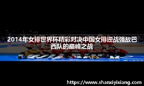 2014年女排世界杯精彩对决中国女排迎战强敌巴西队的巅峰之战